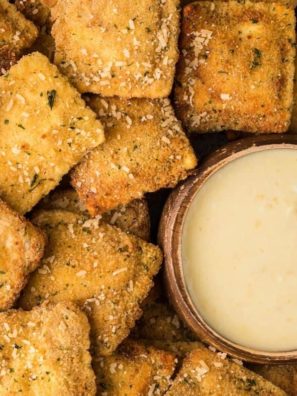 Air Fryer Alfredo Dip