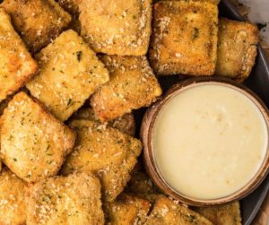 Air Fryer Alfredo Dip