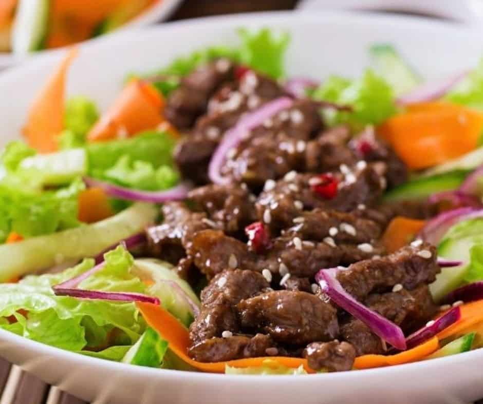 Air Fryer Quick Beef Teriyaki