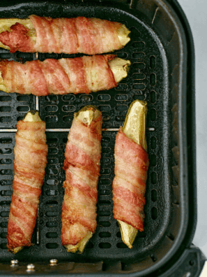 Bacon Wrapped Pickles In Air Fryer
