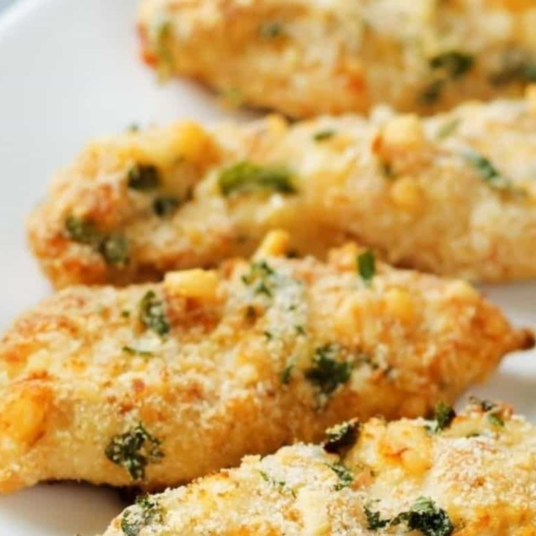 air fryer parmesan crusted chicken Bites (1)