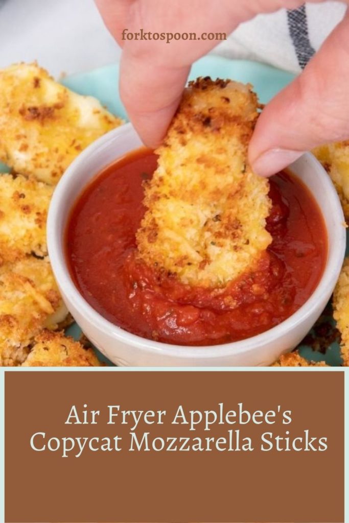Air Fryer Applebee's Copycat Mozzarella Sticks
