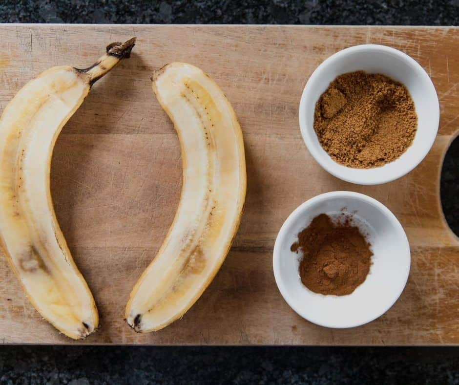 Air Fryer Banana Foster