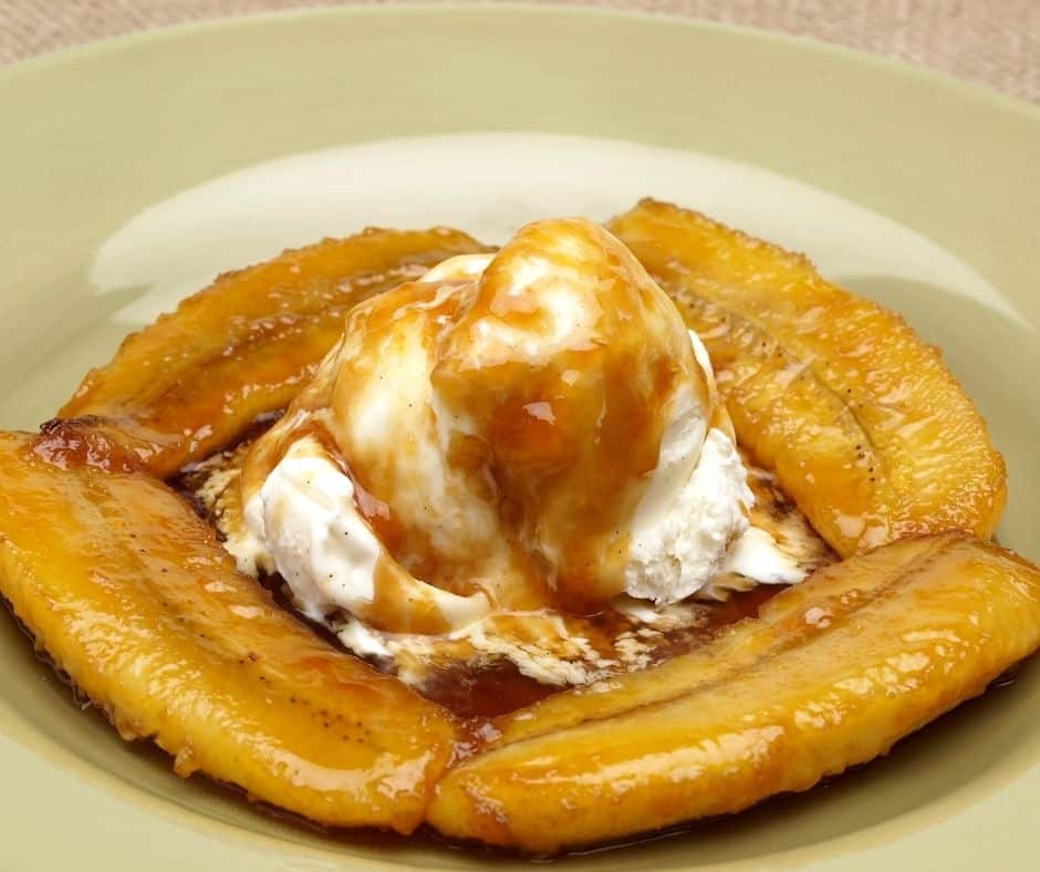 Air Fryer Banana Foster