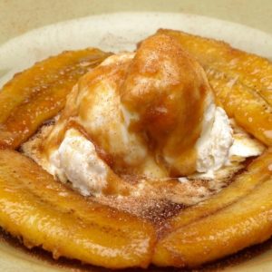 Air Fryer Banana Foster