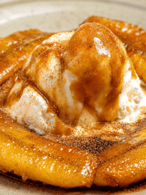 Air Fryer Bananas Foster
