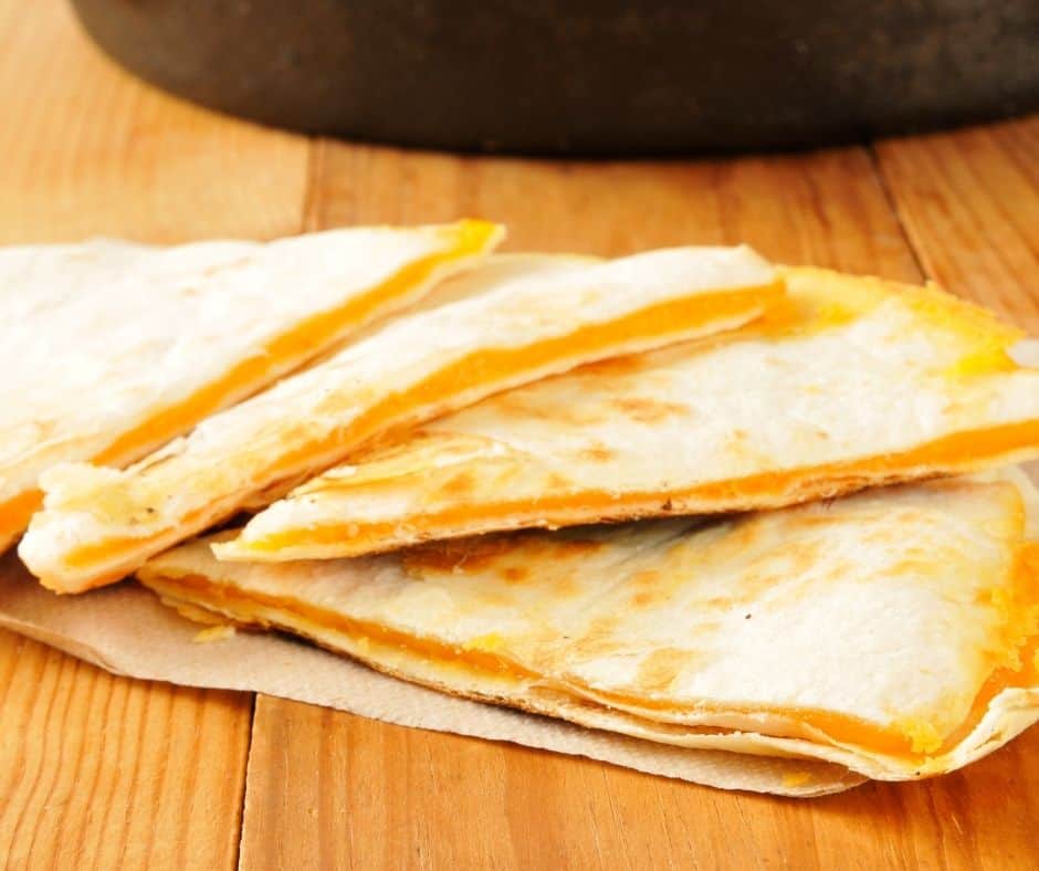Air Fryer Cheese Quesadillas