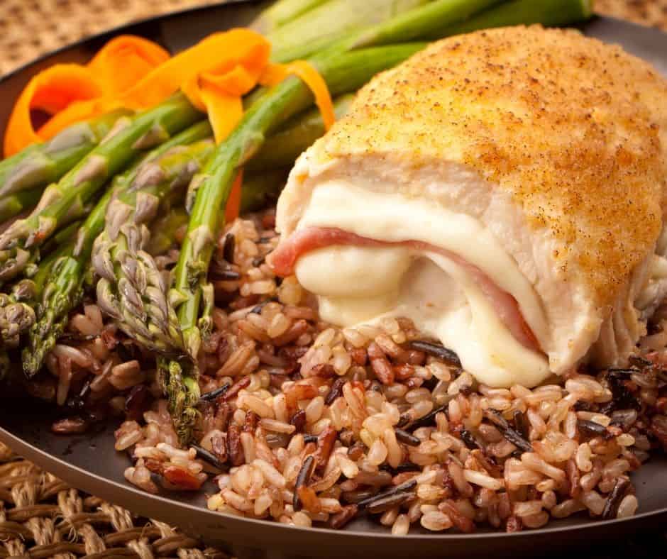 Air Fryer Chicken Cordon Bleu