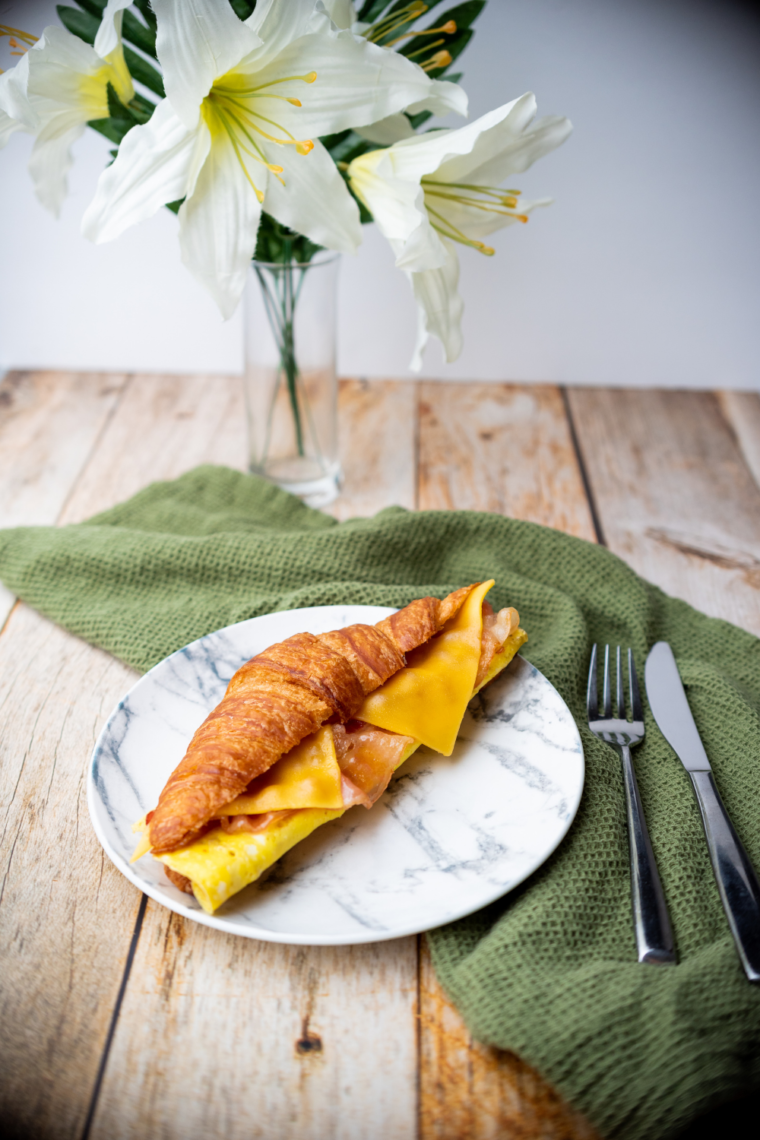 Air Fryer Copycat Dunkin Donuts Maple Bacon Croissants