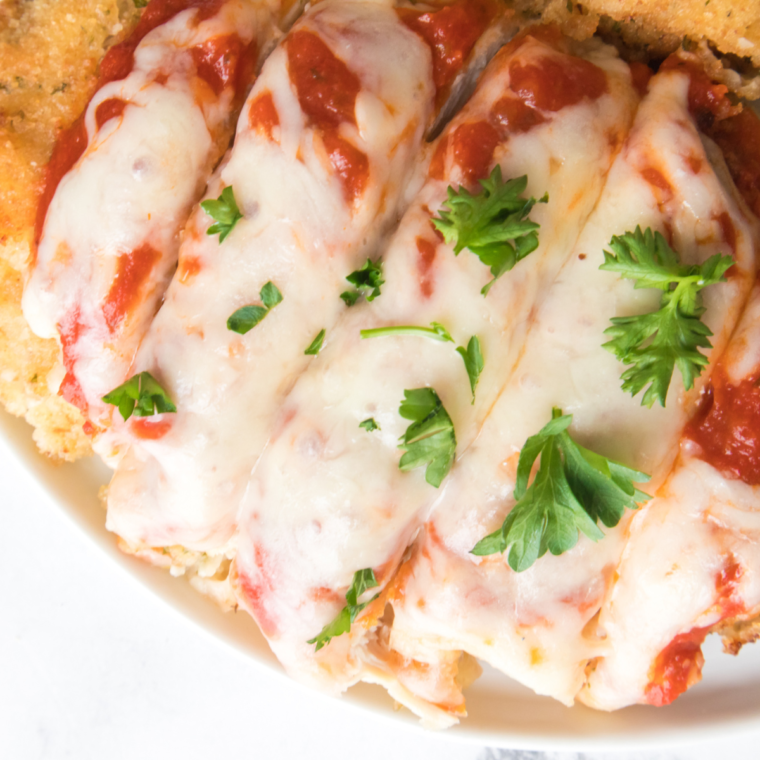 Air Fryer Copycat Olive Garden Chicken Parmigiana (10)