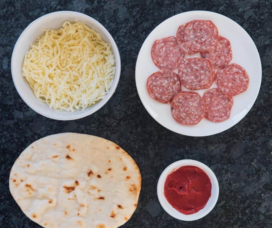 Air Fryer Copycat Panera Pepperoni Flatbread