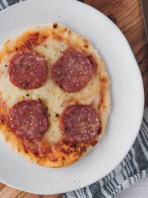 Air Fryer Copycat Panera Pepperoni Flatbread
