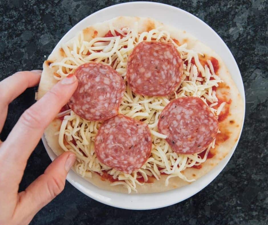 Air Fryer Copycat Panera Pepperoni Flatbread
