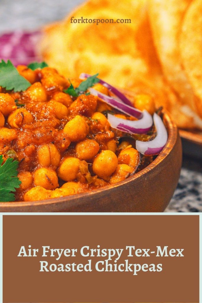 Air Fryer Crispy Tex-Mex Roasted Chickpeas
