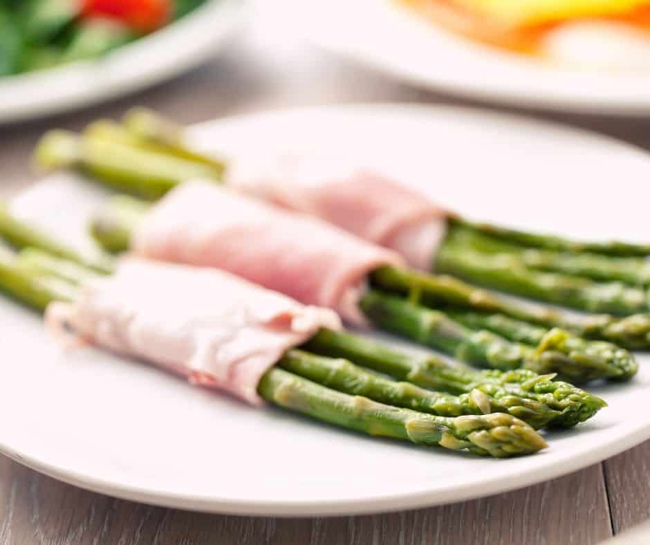 Air Fryer Ham Asparagus Rolls