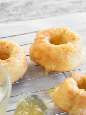 Air Fryer Lemon Donuts
