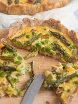 Air Fryer Asparagus Quiche