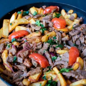 Air Fryer Peruvian Lomo Saltado