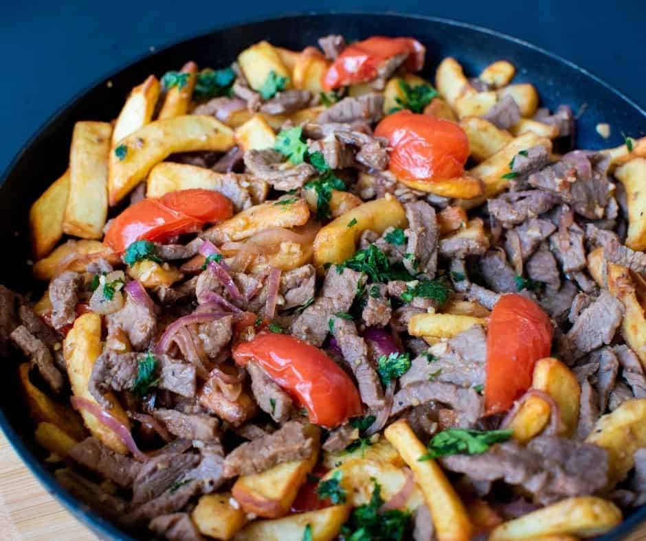 Air Fryer Peruvian Lomo Saltado