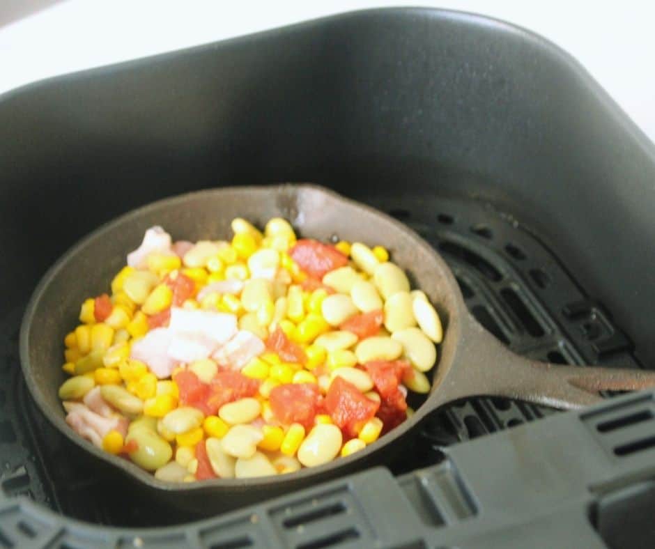Air Fryer Succotash