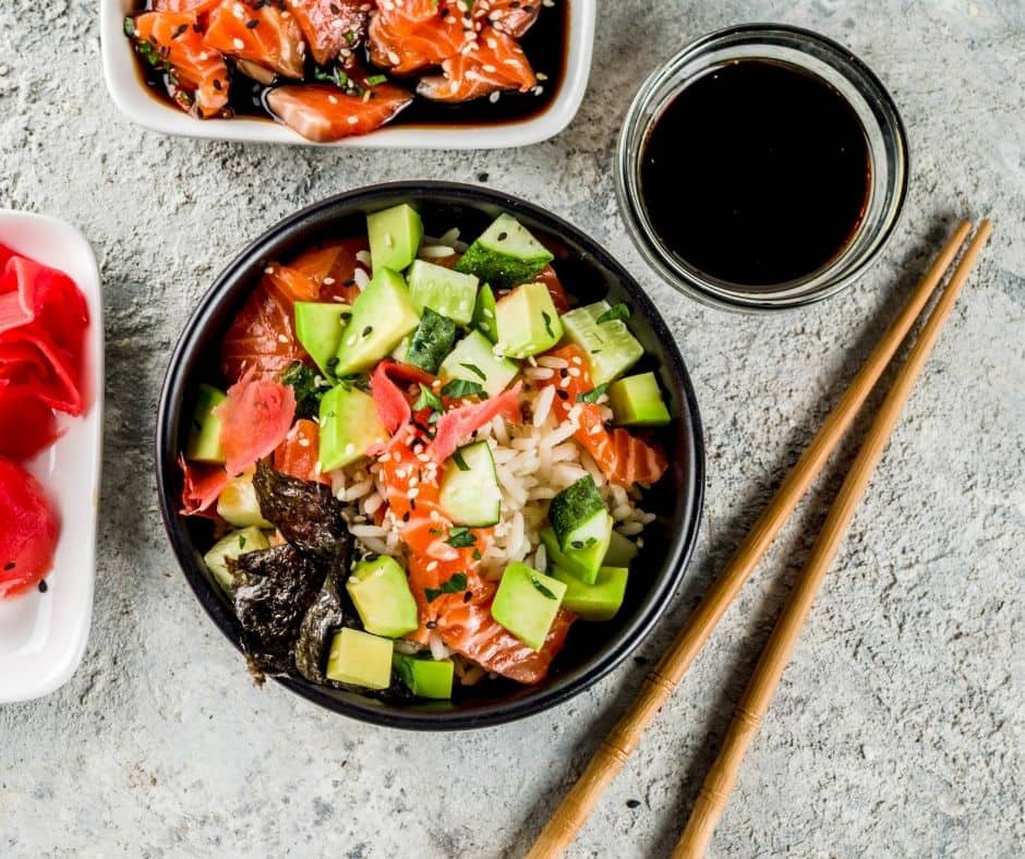 Air Fryer Sushi Bowl