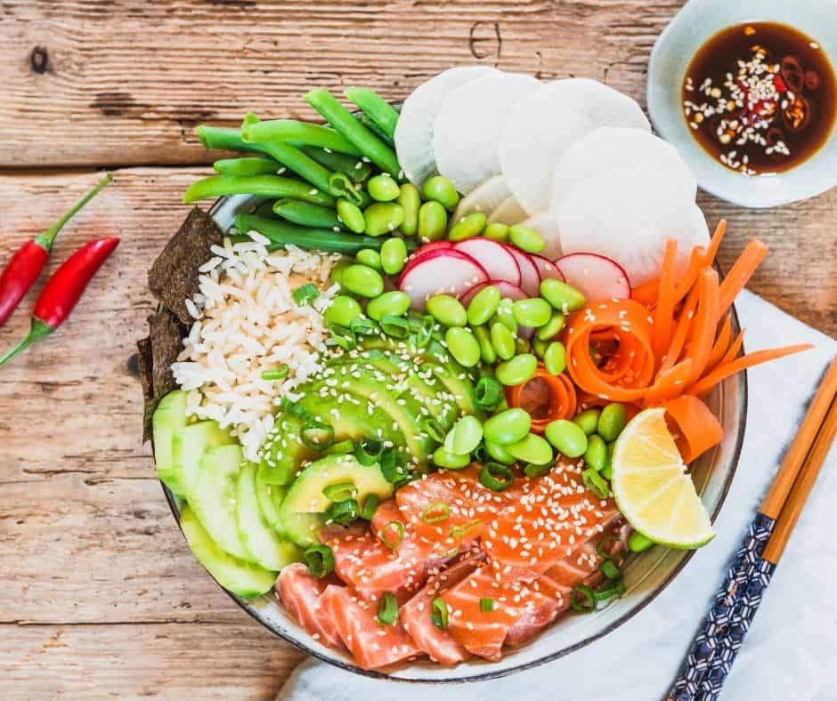 Air Fryer Sushi Bowl