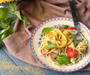 Air Fryer Turkey Tetrazzini