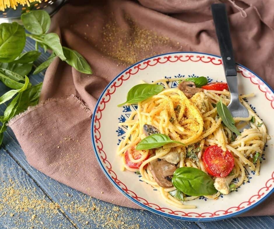 Air Fryer Turkey Tetrazzini