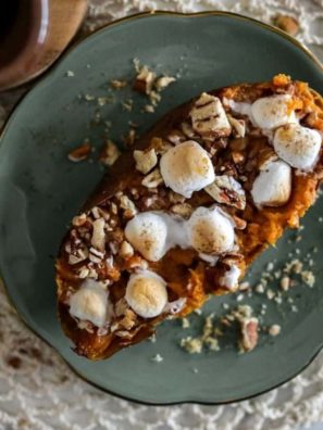 Air Fryer Twice Baked Sweet Potatoes