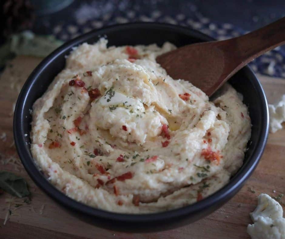 Air Fryer Roasted Cauliflower Mash