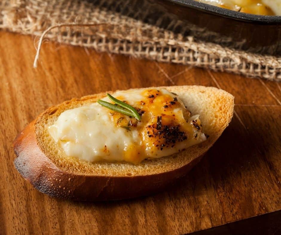 Air Fryer Baked Fontina Cheese