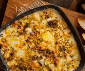 Air Fryer Baked Fontina Cheese Dip
