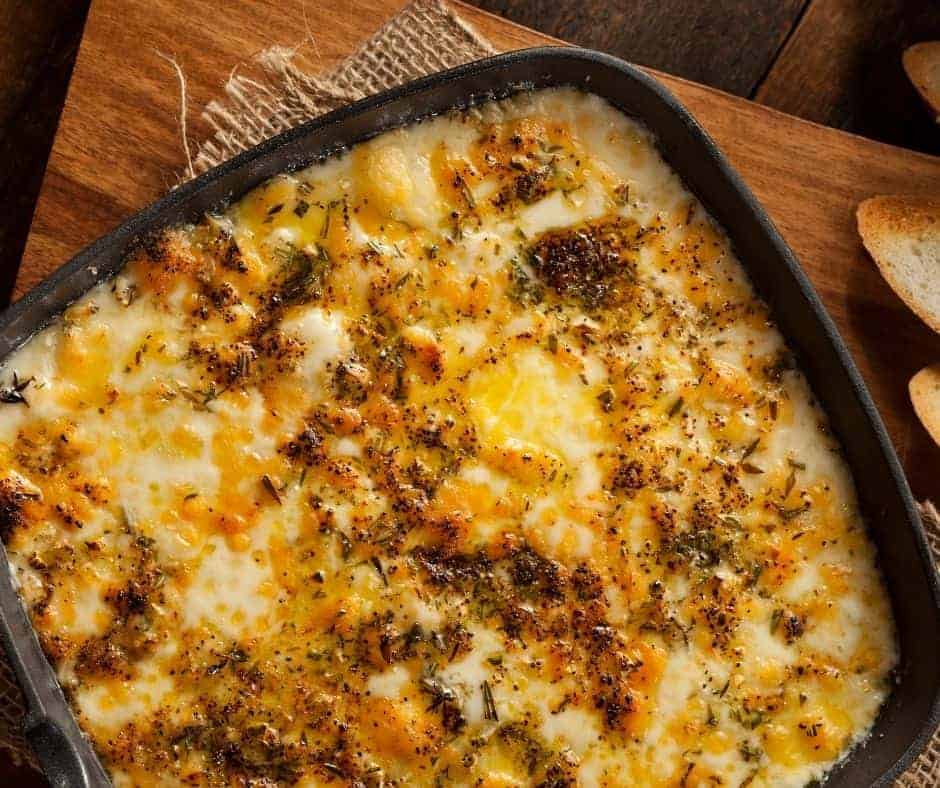 Air Fryer Baked Fontina Cheese Dip