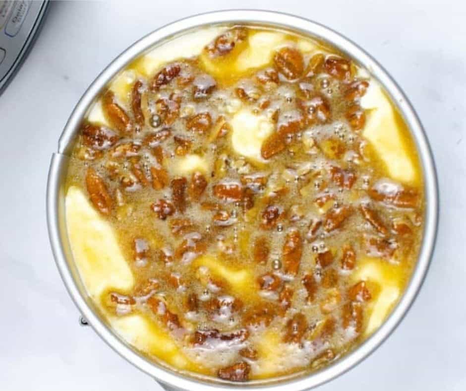 Instant Pot Pecan Cheesecake