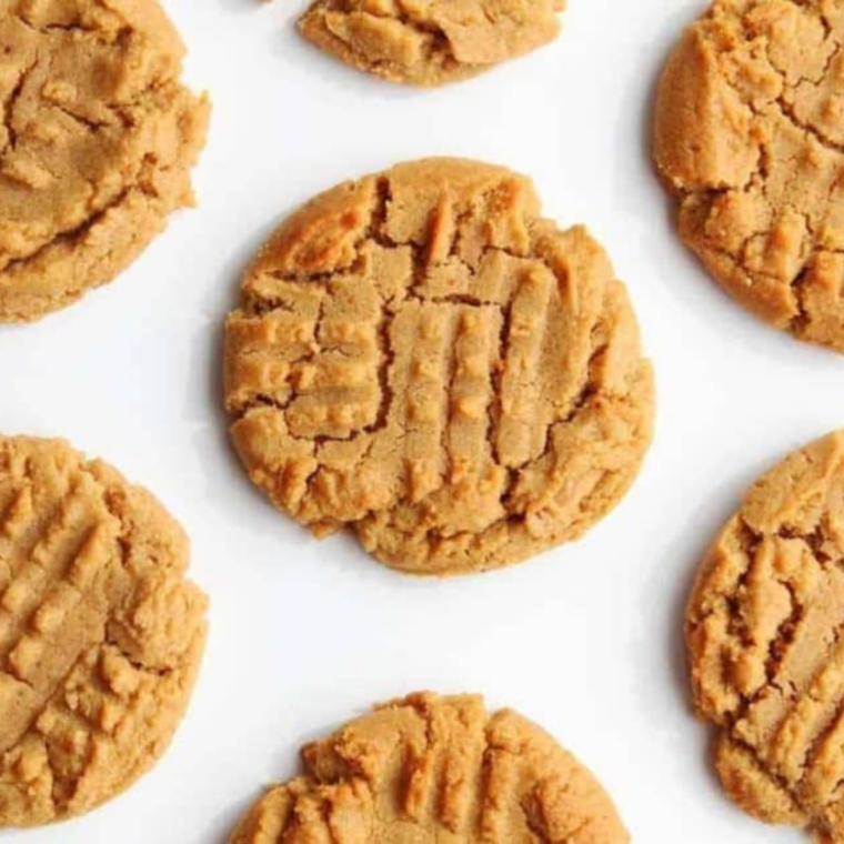 letting air fryer peanut butter cookies rest before transferring to cooling rack