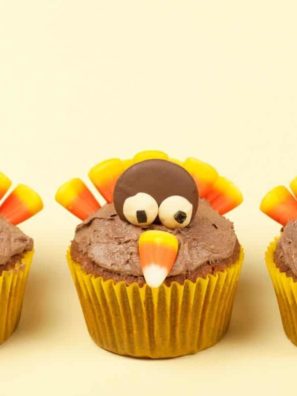 Air Fryer Turkey Cupcakes