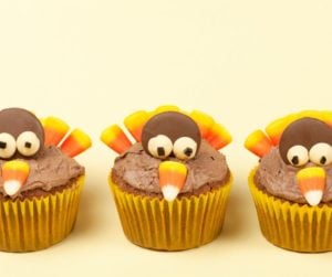 Air Fryer Turkey Cupcakes
