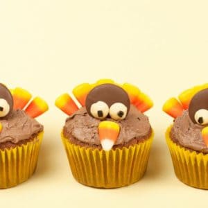 Air Fryer Turkey Cupcakes