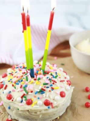 Air Fryer Smash Cake