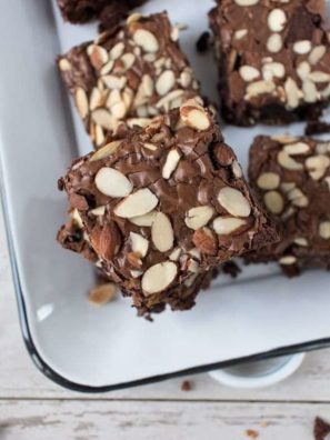 Air Fryer Almond Joy Brownies