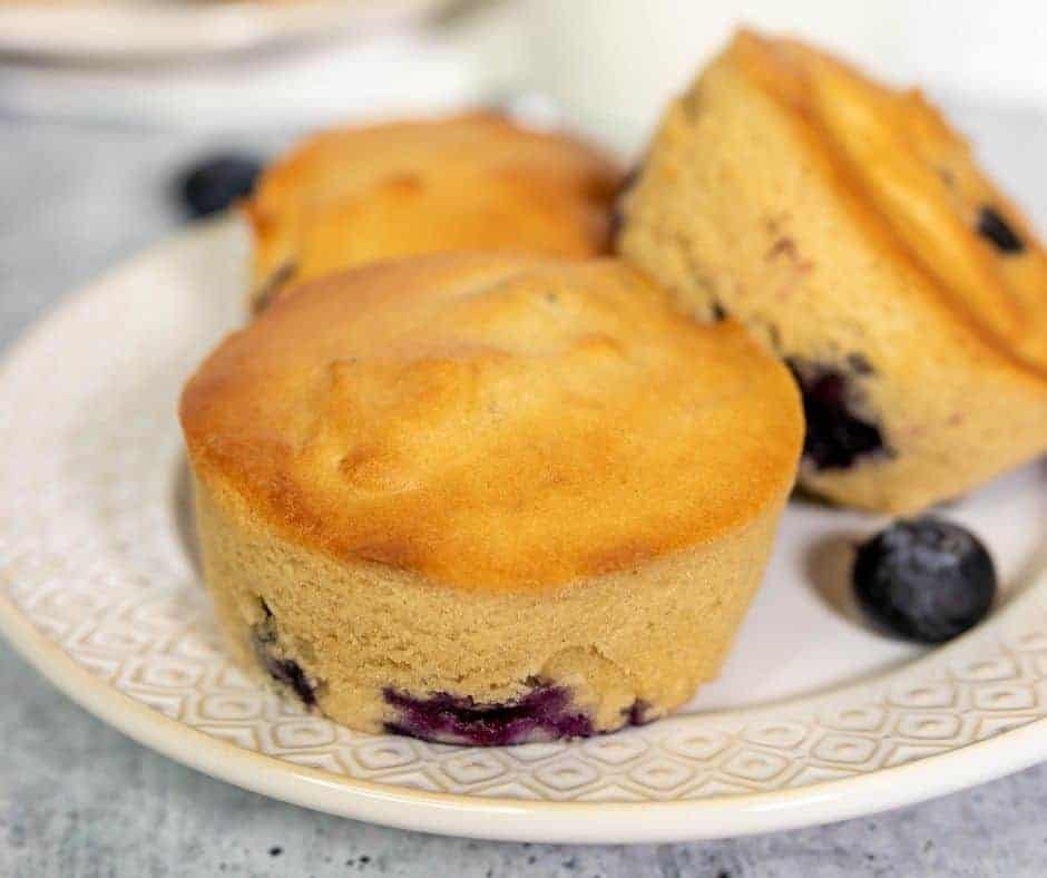 Air Fryer Blueberry Muffins