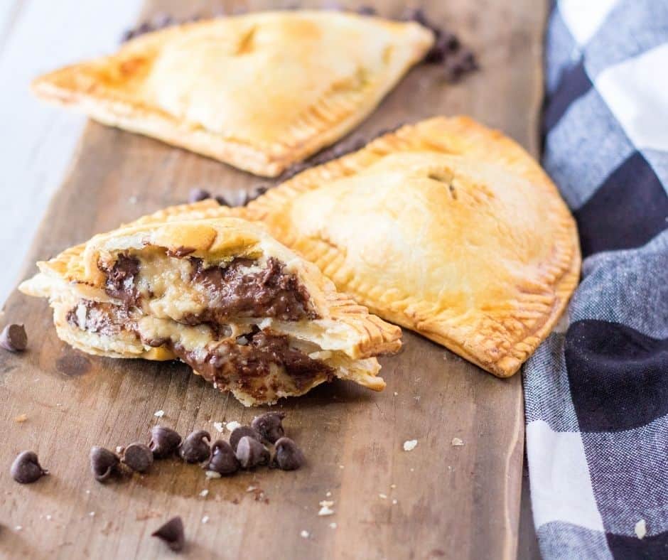 Air Fryer Mini Chocolate Chip Cookie Pies