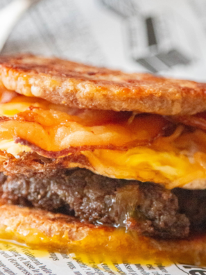 Air Fryer Sausage McGriddle