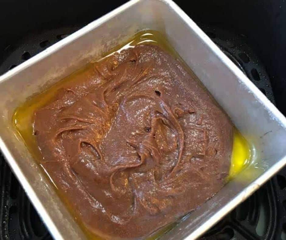 Air Fryer Almond Joy Brownies