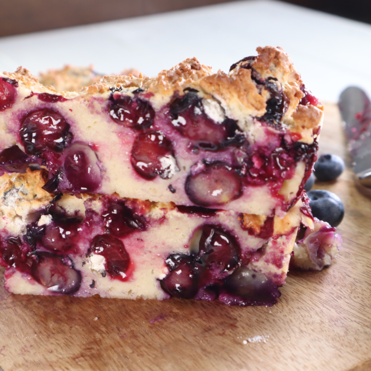 Air Fryer Blueberry Ice-Cream Bread (2)