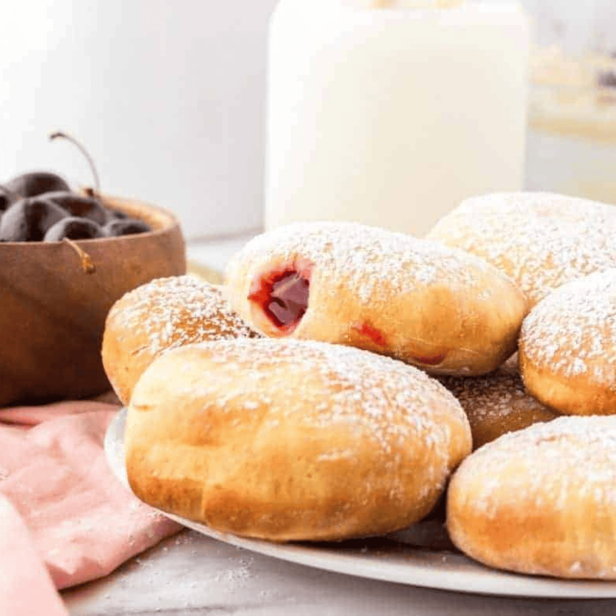 Air Fryer Cherry Pie Donuts