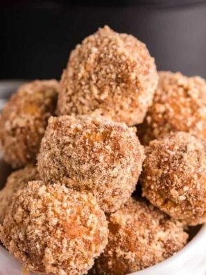 Air Fryer Cinnamon Toast Crunch Donut Holes