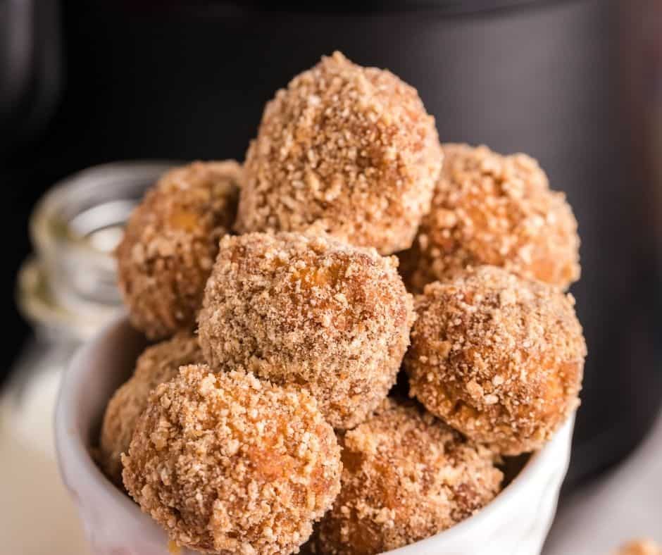 Air Fryer Cinnamon Toast Crunch Donut Holes
