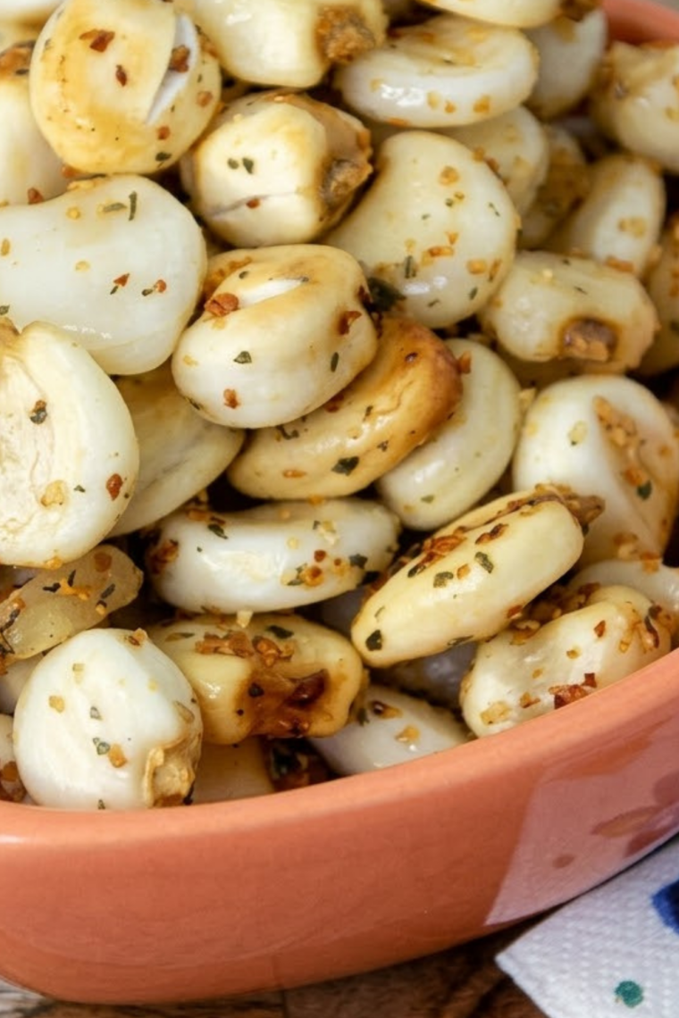 Air fryer corn nuts cooked until golden and crunchy for an easy homemade snack that’s healthier and better than store-bought