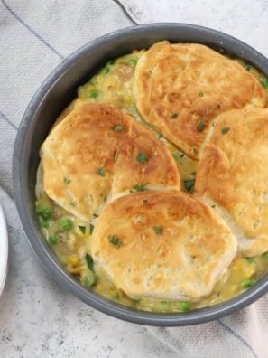 Air Fryer Homemade Chicken Pot Pie